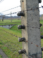 Prikkeldraad in Birkenau